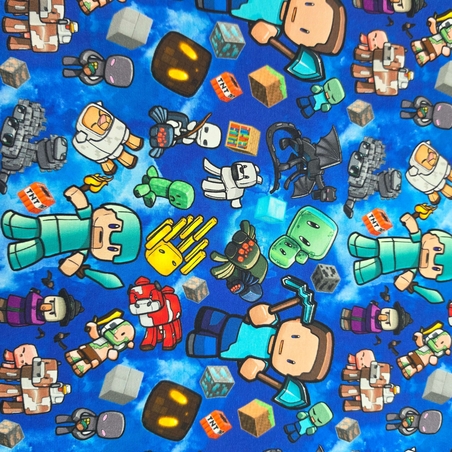 טריקו כותנה דפוס מינקראפ Minecraft