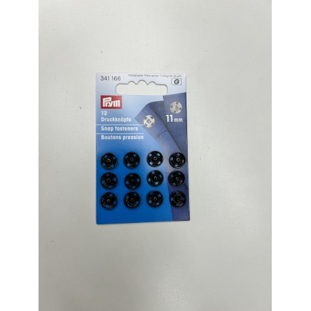 תיקתקים צבע שחור 11 ממ prym