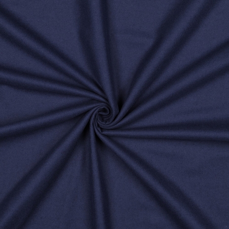 אריג פלנל צבע כחול כהה