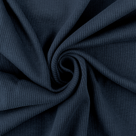 סריג ריב כותנה צבע נייבי