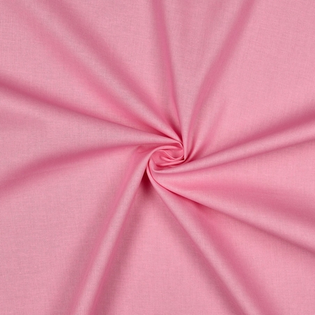 אריג כותנה חלק צבע ורוד