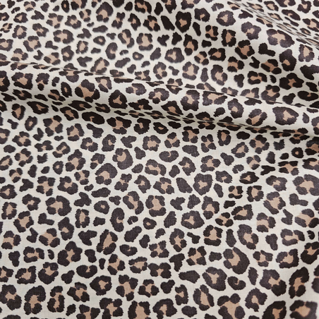 אריג כותנה דפוס מנומר