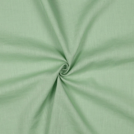 אריג פשתן מכובס צבע ירוק בהיר