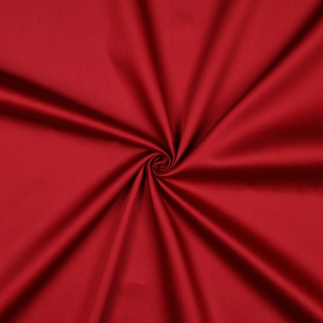 אריג כותנה סטן צבע בורדו