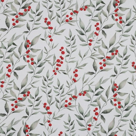 אריג קנבס דפוס דיגיטלי דומדמניות החורף