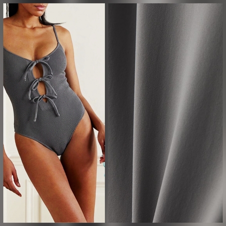 לייקרה בגד ים צבע אפור בינוני דגם malaga