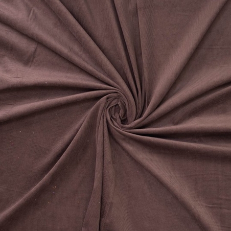 אריג קורדרוי בייבי צבע חום שוקולד