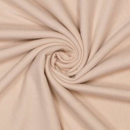 סריג ריב מוברש צבע קרם ברולה