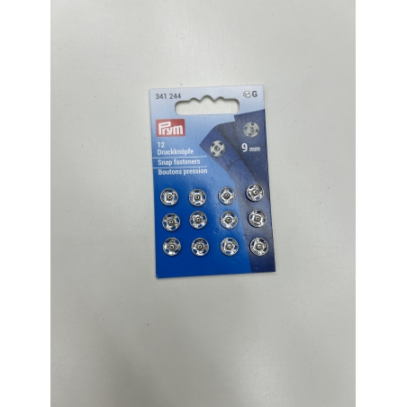 תיקתקים צבע כסף 9 ממ prym