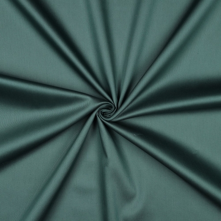 אריג כותנה סטן צבע ירוק אקליפטוס