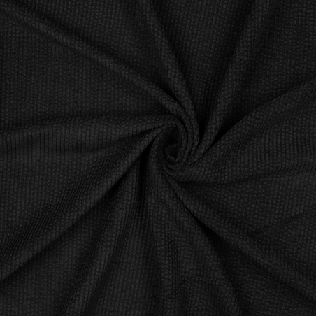 אריג קורדרוי באבלס צבע שחור