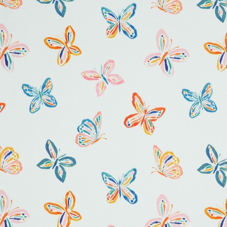 סופטשל דפוס פרפרים דיגיטלי על רקע לבן