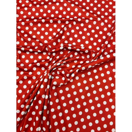 לייקרה אדום נקודות לבן