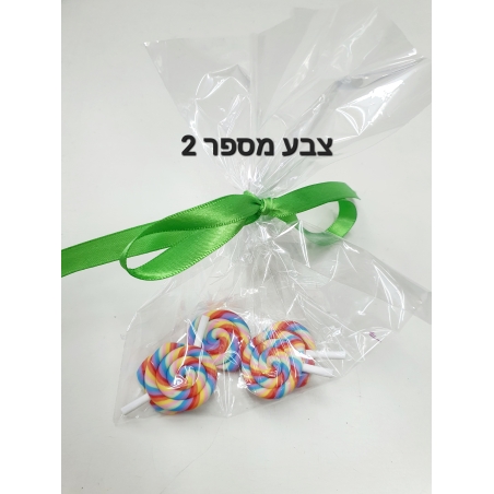 מארז 5 יחידות סוכריה על מקל