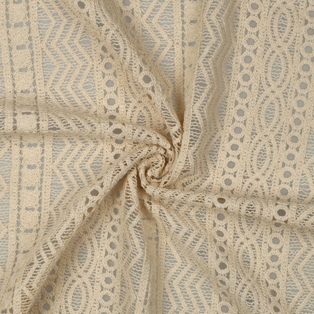 רשת קרושה כותנה צבע אופוויט