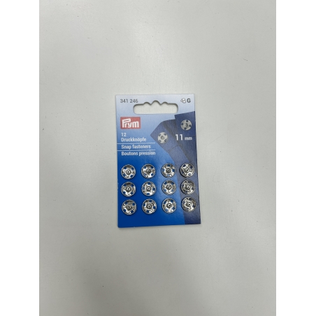 תיקתקים צבע כסף 11 ממ prym