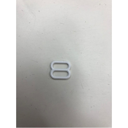 אבזם לכתפיה בגד ים לבן 10 ממ