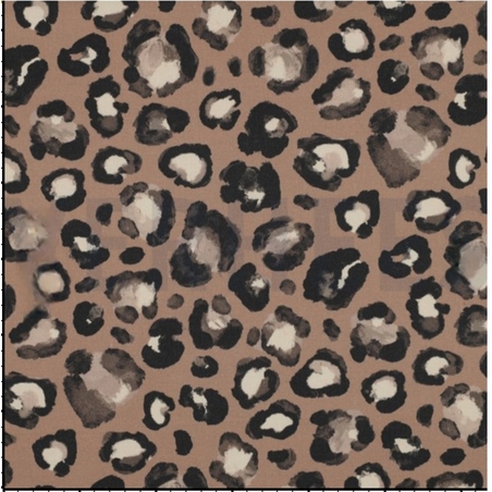 אריג קנבס דפוס מנומר דיגיטלי גווני כאמל