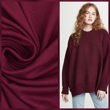 סריג בייסיק צבע בורדו דובדבן