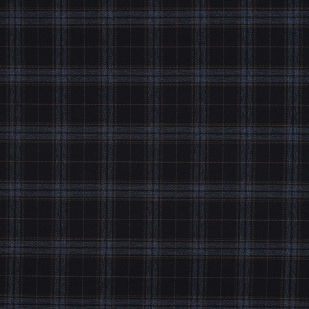 אריג משבצות סקוטי רקע כחול כהה בשילוב כחול גינס