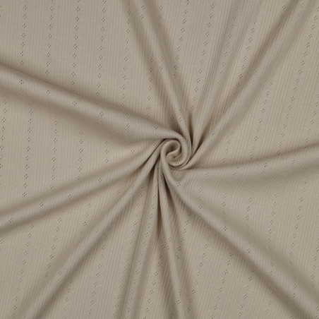 סריג פוינטל דוגמה שורות צבע חול בהיר