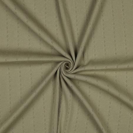 סריג פוינטל דוגמה שורות צבע ירוק מרווה