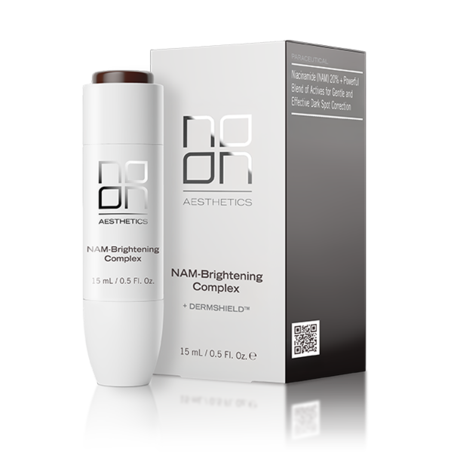 סרום הבהרה ללא חומצות NAM-Brightening Complex של NOON Aesthetics בקליניקת HBeauty נתניה