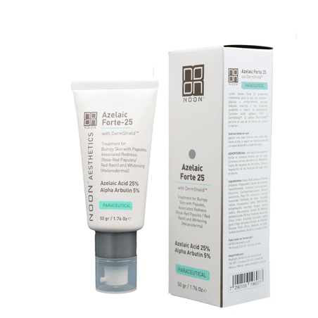 תכשיר טיפולי Azelaic Forte 25 של NOON Aesthetics בקליניקת HBeauty נתניה.