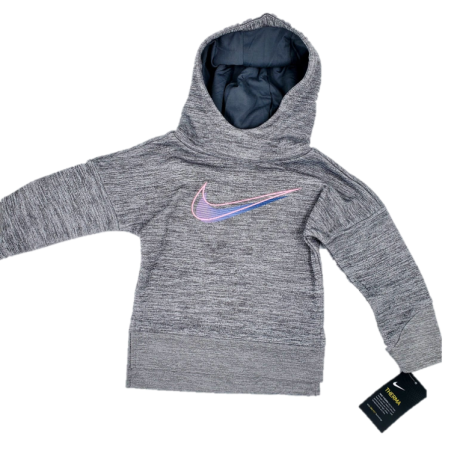 חולצת קפוצ'ון NIKE אפורה סימון וי במרכז