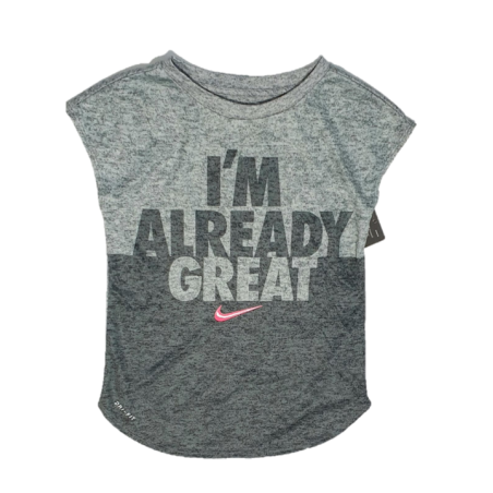 חולצת NIKE דרייפיט אפורה I'M ALREADY GREAT