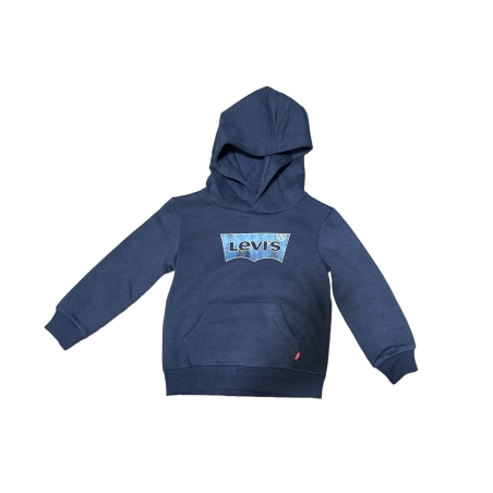 חולצת קפוצ׳ון Levi’s כחול כהה לוגו עטלף בתכלת