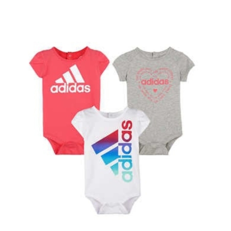 בגד גוף ADIDAS בייבי אפור