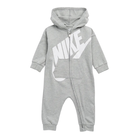 אוברול NIKE קפוצ'ון אפור כיתוב לבן