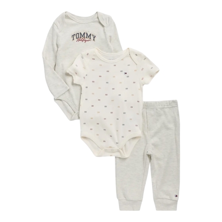 חליפת מכנס 3 חלקים TOMMY HILFIGER שמנת