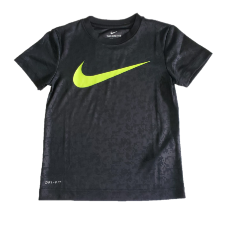 חולצת NIKE דרייפיט שחורה סימון וי בזוהר