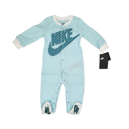 אוברול NIKE טורקיז בייבי לוגו NIKE מנוקד באלכסון