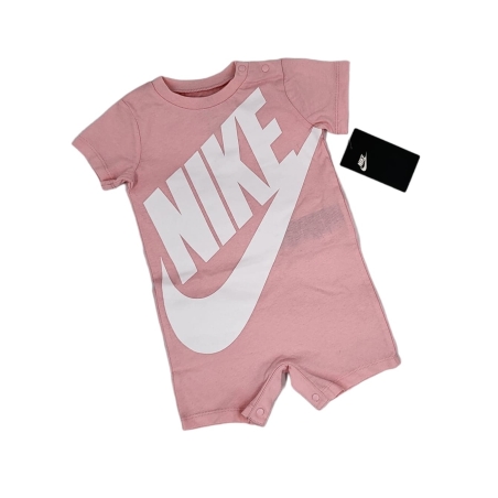 אוברול NIKE ורוד בייבי קצר לוגו גדול