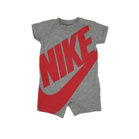 אוברול NIKE בייבי אפור לוגו אדום