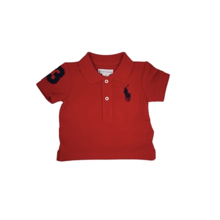 חולצת פולו Ralph Lauren ג'רזי אדומה