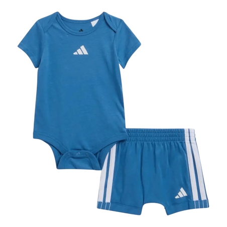 חליפת מכנס ADIDAS כחול ים קצרה בגד גוף מכנס חיתול