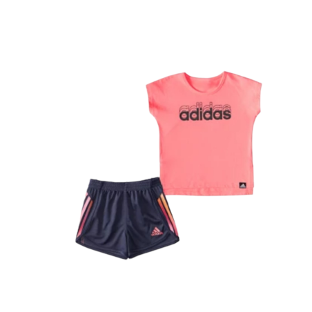 חליפת מכנס adidas בייבי אפרסק שחור