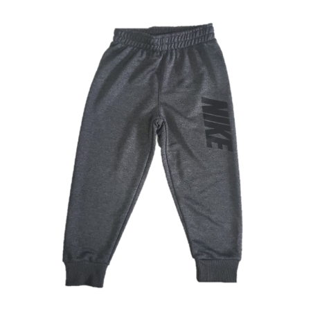 מכנס NIKE ארוך אפור עכבר כיתוב בשחור בצד
