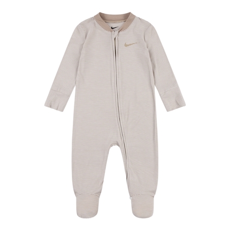 אוברול NIKE בז' פסים קליל ודק מבד ויסקוזה