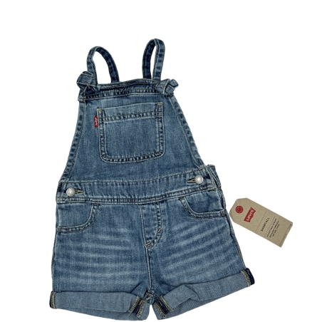 אוברול ג'ינס Levi's כחול מכפלת מגולגלת