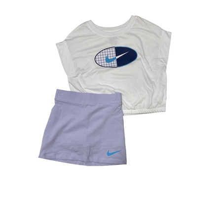 חליפת חצאית NIKE סגול לבן