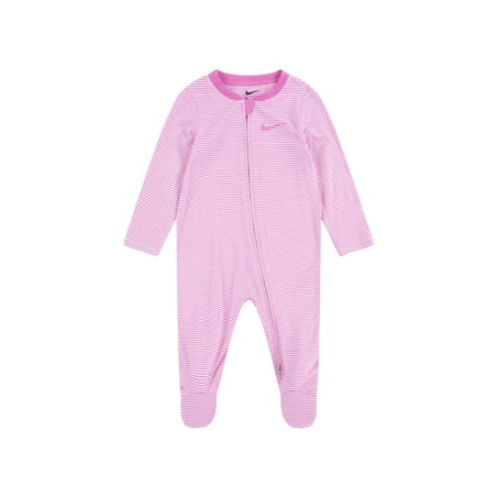 אוברול NIKE קליל ודק מבד ויסקוזה  ורוד פוקסיה ארוך פסים ורוד לבן