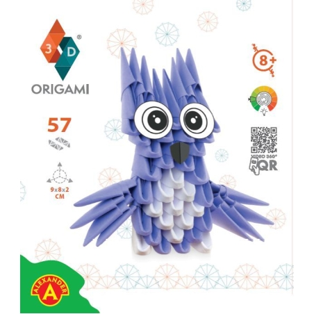 אוריגמי 3D - ינשוף קטן