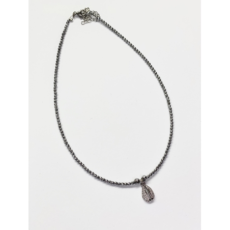 שרשרת המטייט כסף עם תיליון צדף