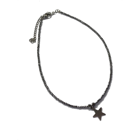 שרשרת המטייט כסף עם תיליון כוכב