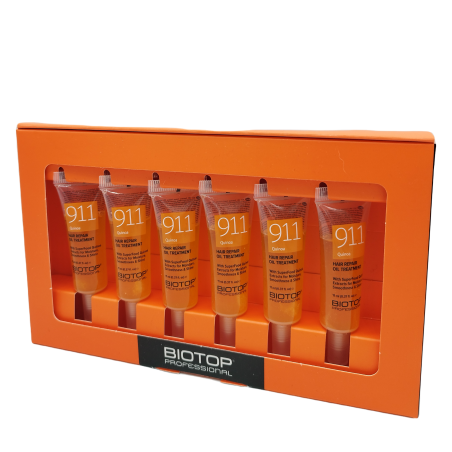 אמפולות 911 טיפול ייחודי לשיקום השיער / BIOTOP